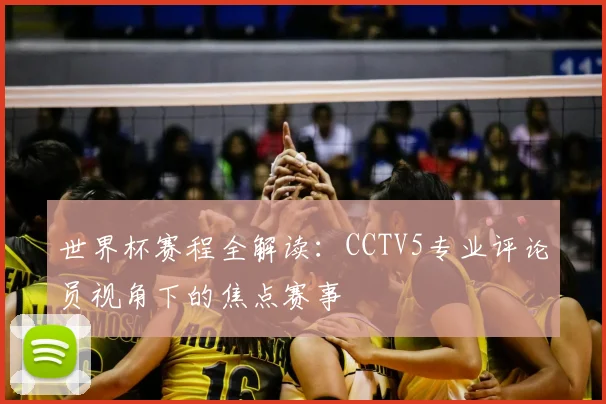 世界杯赛程全解读：CCTV5专业评论员视角下的焦点赛事