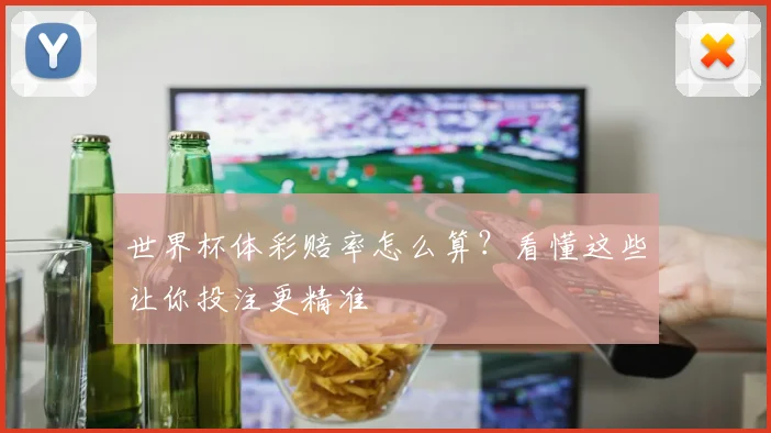 世界杯体彩赔率怎么算？看懂这些让你投注更精准