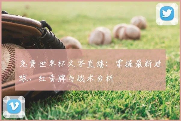 免费世界杯文字直播：掌握最新进球、红黄牌与战术分析
