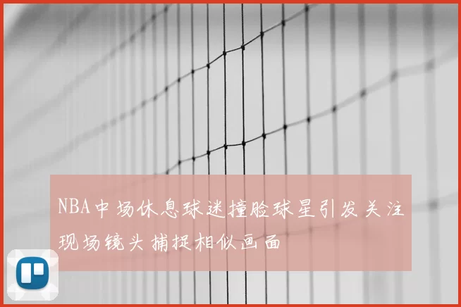 NBA中场休息球迷撞脸球星引发关注现场镜头捕捉相似画面